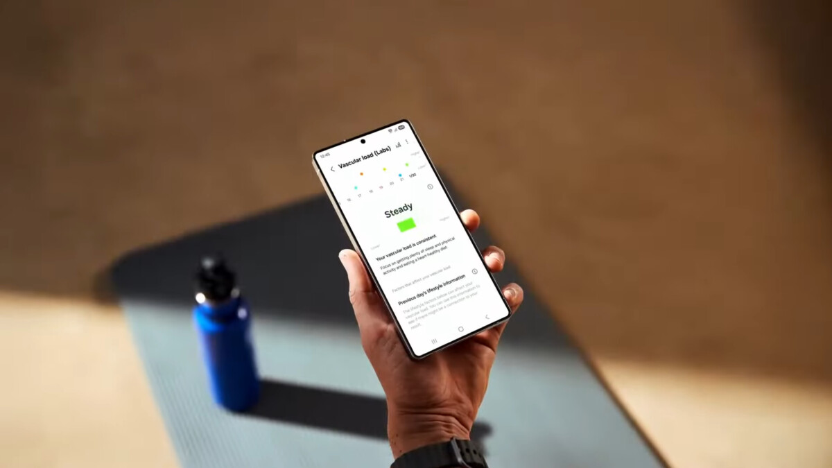 Le nouveau score de charge cardiovasculaire de Samsung