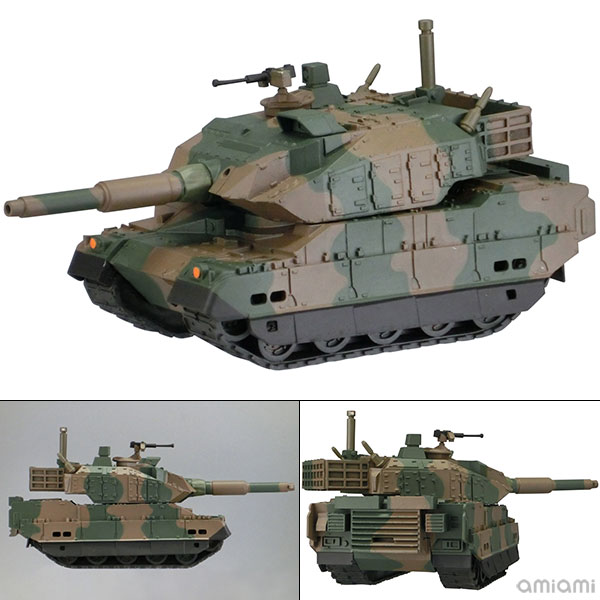 ソフビトイボックス Hi-LINE 陸上自衛隊 10式戦車 ソフビフィギュア[海洋堂]《０２月予約》