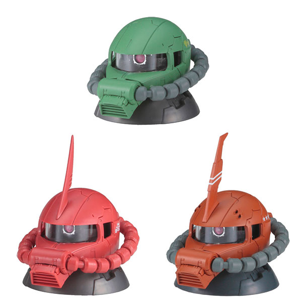 機動戦士ガンダムEXCEED MODEL ZAKU HEAD 3　9個入りBOX[バンダイ]《１２月予約》