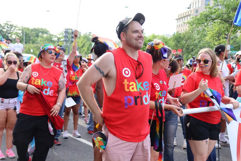 49th Capital Pride Parade along Pennsylvania, NW, Washington DC on Saturday evening, 8 June 2024