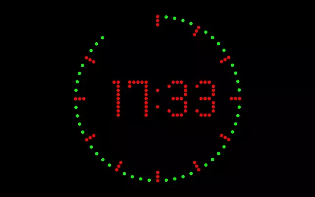 Screensaver Clock station 7 for Windows