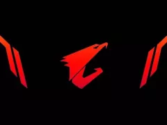 Aorus RGB logo on a black background