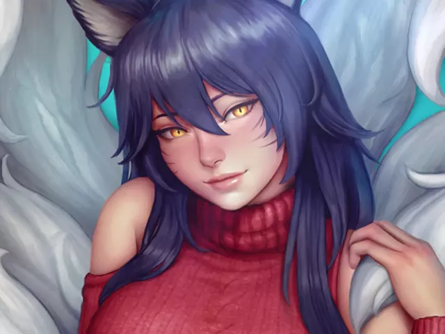 Live wallpaper «Ahri Sweater League of Legends»