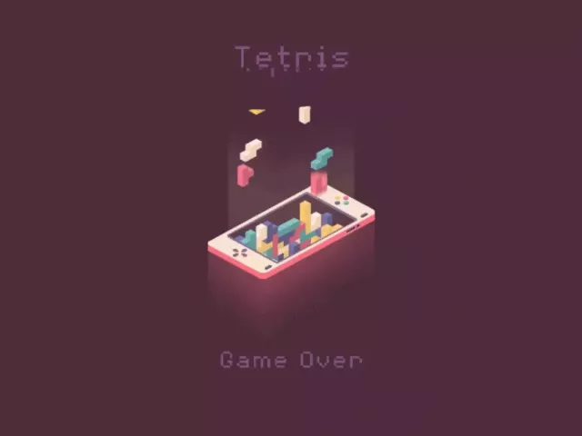 Live wallpaper «Isometric Tetris»