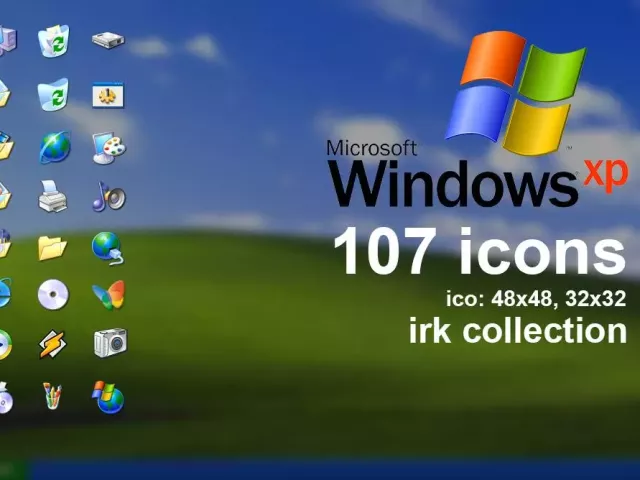 Icons «In the style of Windows XP»