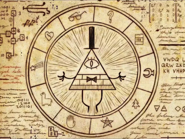 Live wallpaper «Gravity Falls Bill Cipher»