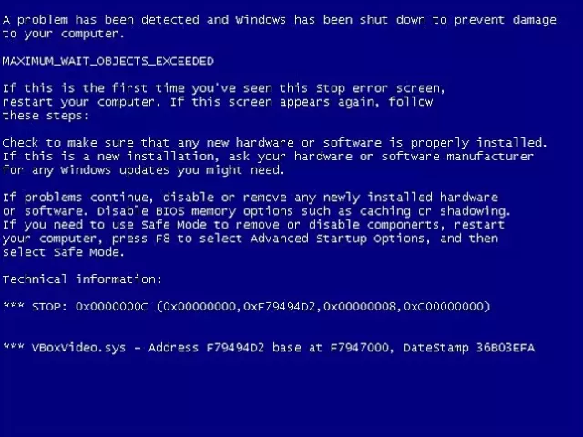 Screensaver «Blue Screen of Death» for Windows