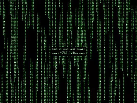 Screensaver «Code emulator, matrix» for Windows