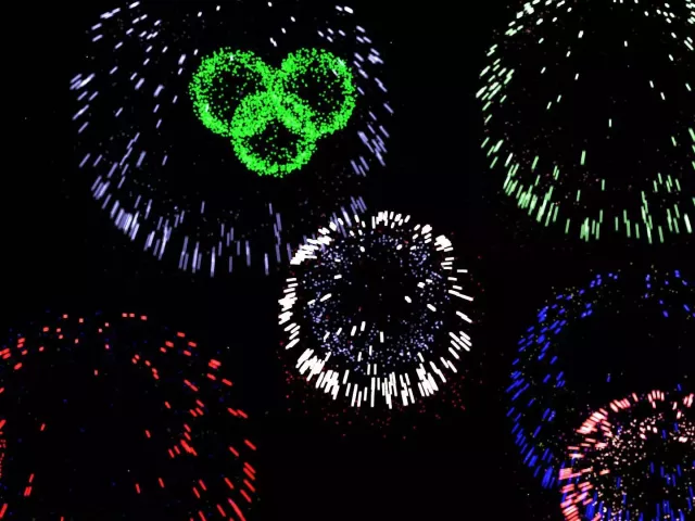 Screensaver «Fireworks» for Windows