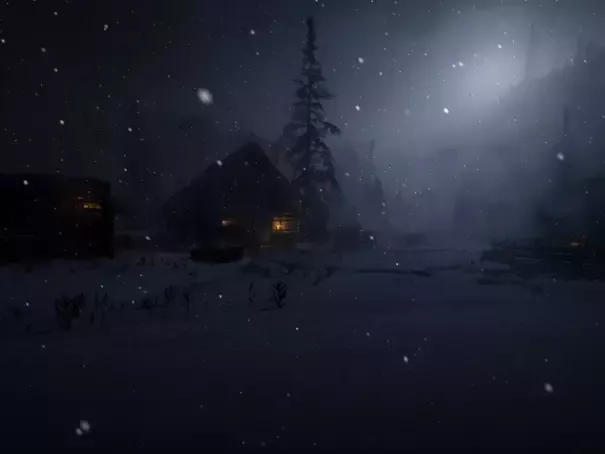 Live wallpaper «Red Dead Redemption 2 Snowy Cabin»