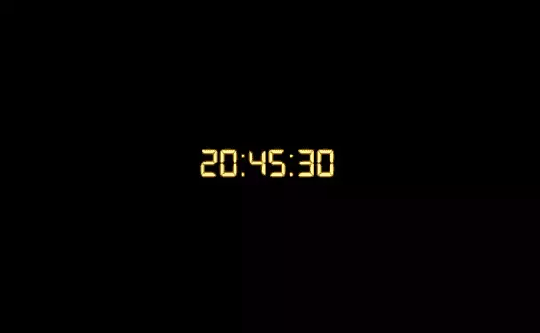 Screensaver «24-hour time» for Windows