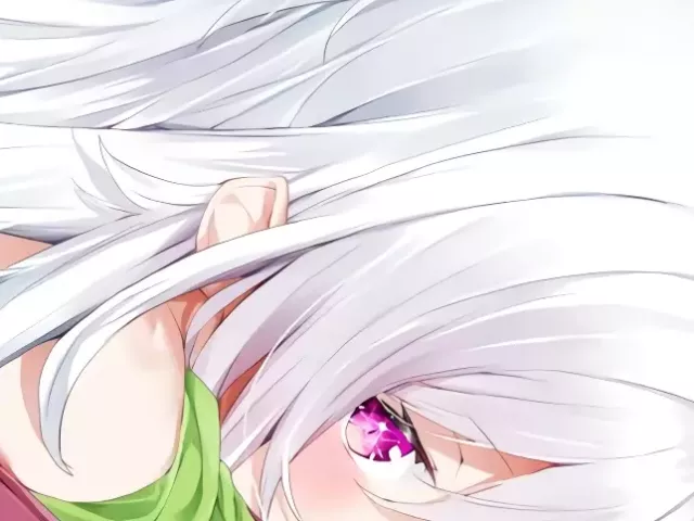 Live wallpaper «White hair»