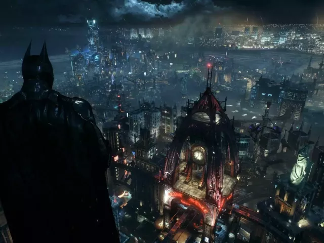 Live wallpaper «Wayne Tower in the Batman game»