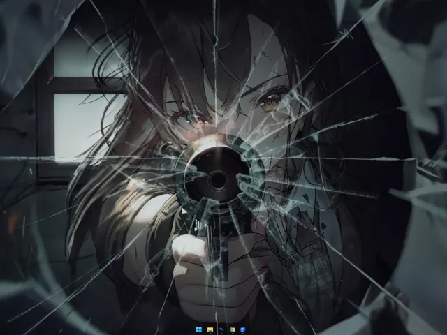 Live wallpaper «Anime shooter»