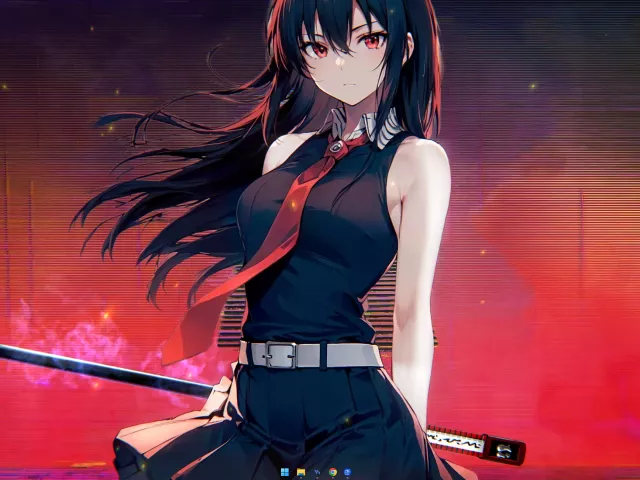 Live wallpaper «Akame ga Kill Equalizer»