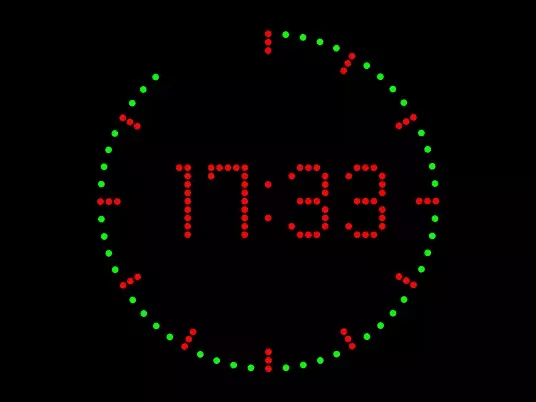 Screensaver «Clock station 7» for Windows