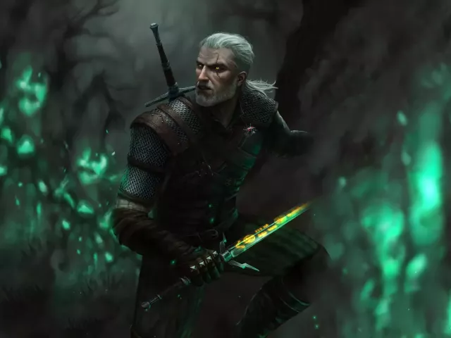 Live wallpaper «The Witcher Geralt of Rivia 4k»