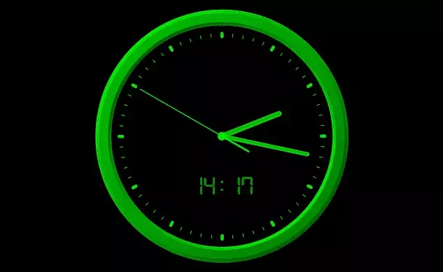 Screensaver «Analog clock 7» for Windows