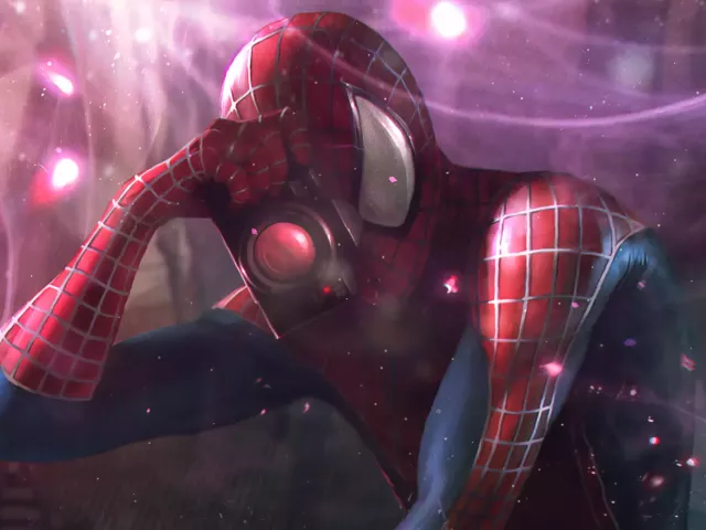 Live wallpaper «Spiderman Camera Flash Marvel Comics»