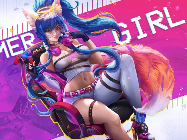 Live wallpaper «Gamer Girl Rinnie»