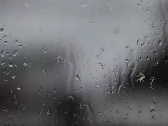 Live wallpaper «Rain on the glass»