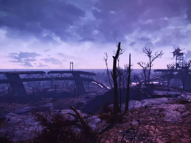 Live wallpaper «An Empty Field [Fallout 4, 4K]»