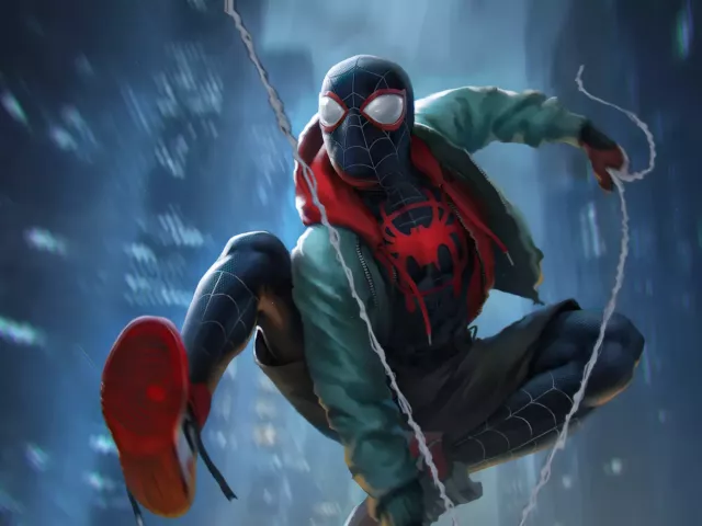 Live wallpaper «Miles Morales Spiderman Marvel 4K»