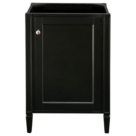 Britannia 24" Single Vanity Cabinet, Black Onyx