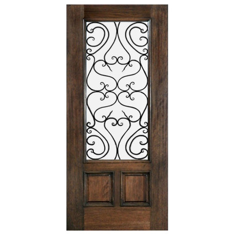 Mahogany Tuscany, Iron Design, 36"x96"x1.75"