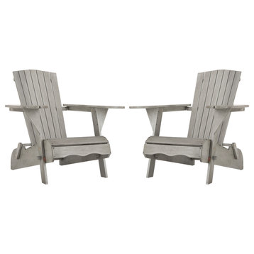 Safavieh Breetel Adirondacks, Set of 2, Grey Wash