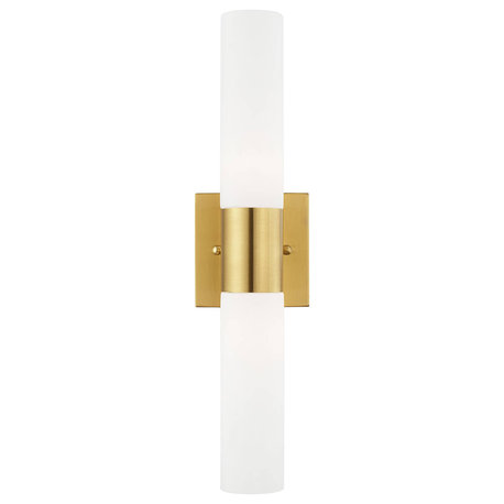 Livex Lighting 2-Light ADA Bath Vanity, Satin Brass