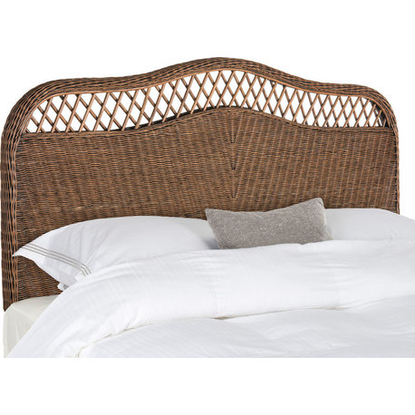 Safavieh Sephina Rattan Headboard, Brown/Multi, Queen