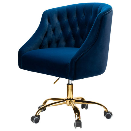 Home Office Swivel Chair, Navy