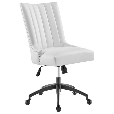 Empower Channel Tufted Vegan Leather Office Chair