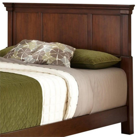 Homestyles Aspen Wood King Headboard in Brown