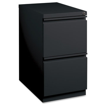 Lorell Mobile File Pedestal, 15"x20"x27.8", Letter, Black