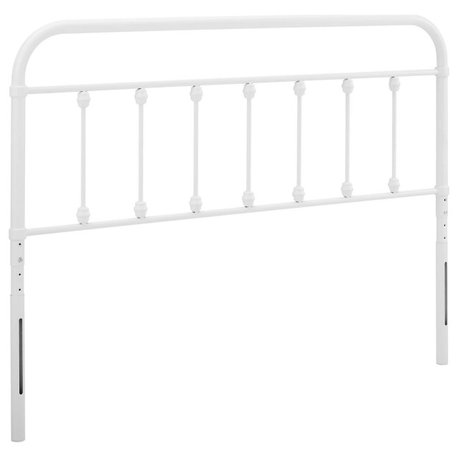 Sage Twin Metal Headboard, White