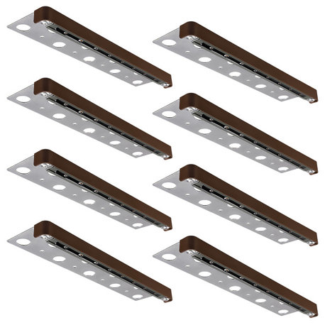 8-Pack 12" LED Hardscape Paver Light, 3W Deck Step Light, 2700K Soft White