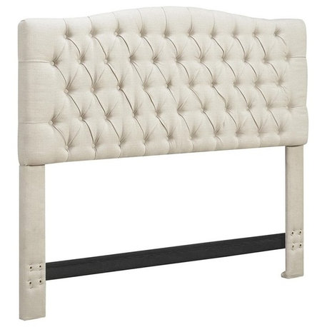 Elle Decor Celeste Queen Size Headboard Beige Weave