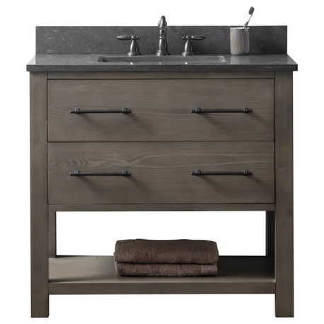 Windwood 36" Bathroom Vanity, Smoke Gray