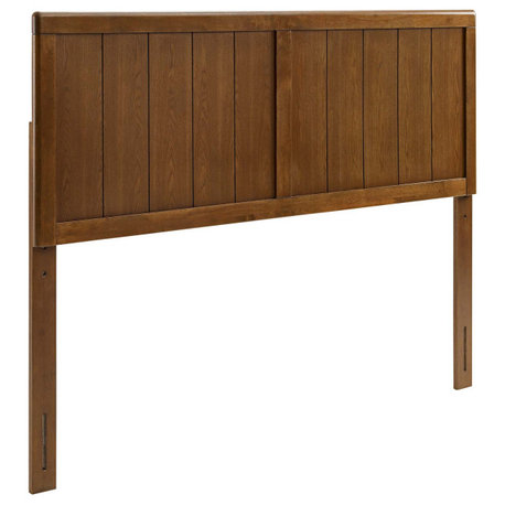 Robbie Queen Wood Headboard, Walnut