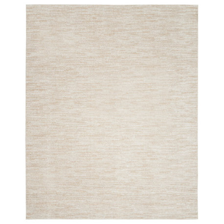 Nourison Essentials 9' x 12' Ivory Beige Outdoor Area Rug