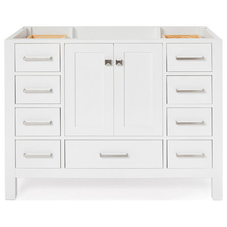 ARIEL Cambridge 42" Single Sink Bathroom Vanity Base White