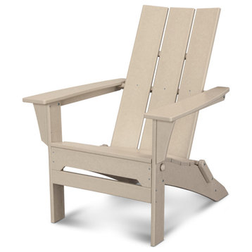 Modern Folding Adirondack, Sand