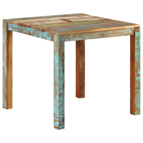 vidaXL Dining Table Kitchen Table Dining Room Dinner Table Solid Reclaimed Wood