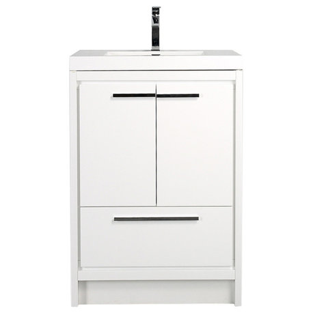 Eviva Grace Vanity, White, 36"