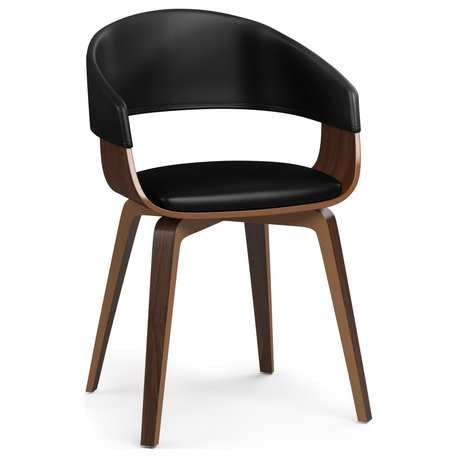 Lowell Bentwood Dining Chair, Black