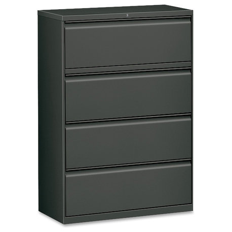 Lorell Lateral File, 36"x18.6"x52.5", Charcoal