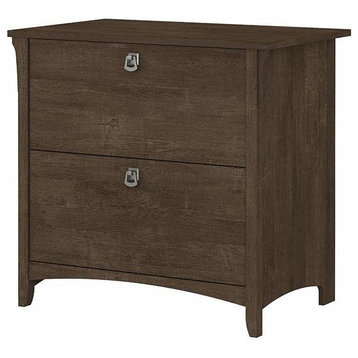 Bush Furniture Salinas 2 Drawer File Cabinet in Ash Brown