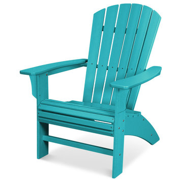 Trex Outdoor Yacht Club Curveback Adirondack Chair, Aruba